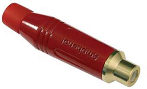 Amphenol ACJR-RED Cinch-Steckverbinder Kupplung, gerade Polzahl: 2 Mono Rot 1 St.