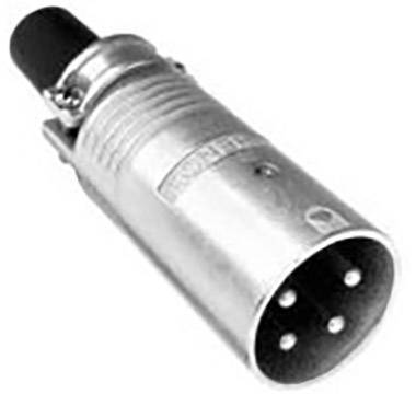 Amphenol EP-4-12 XLR-Steckverbinder Stecker, gerade Polzahl: 4 Silber 1St.
