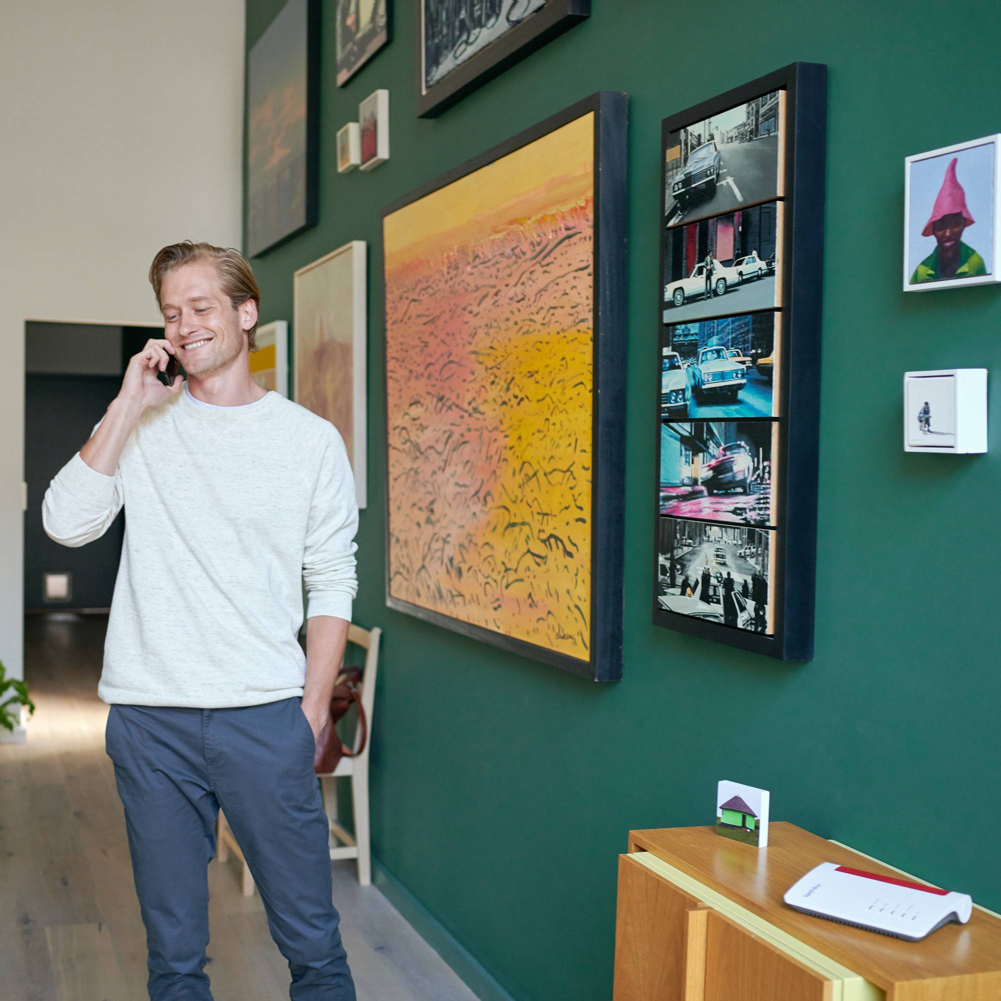 FRITZ! FRITZ!Box 7530 WLAN Router mit Modem Integriertes Modem: ADSL, VDSL 2.4 GHz, 5 GHz 1200 MBit/s