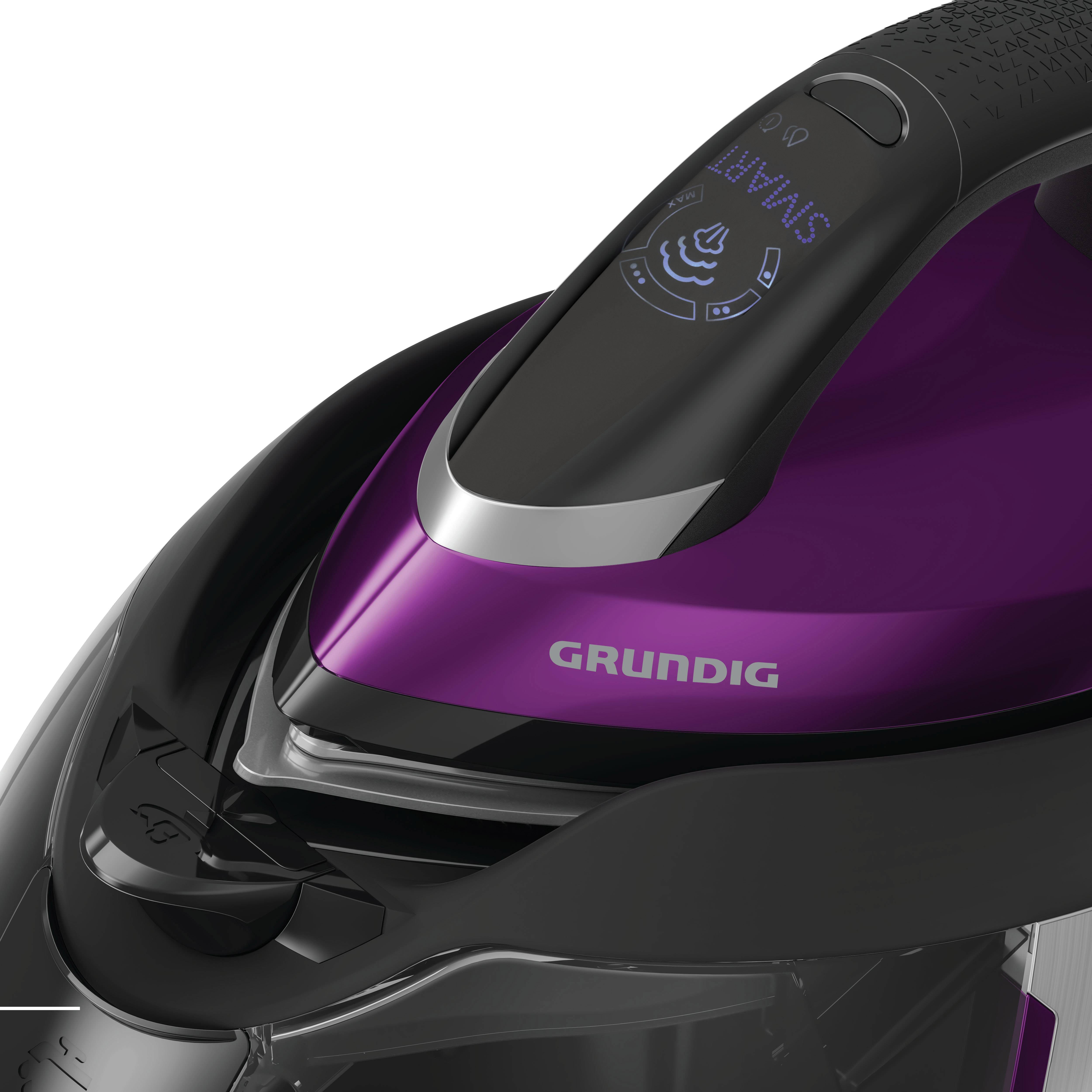 Grundig SIS 9870 GMK8650 Dampfbügelstation 2800 W Violett, Schwarz, Silber