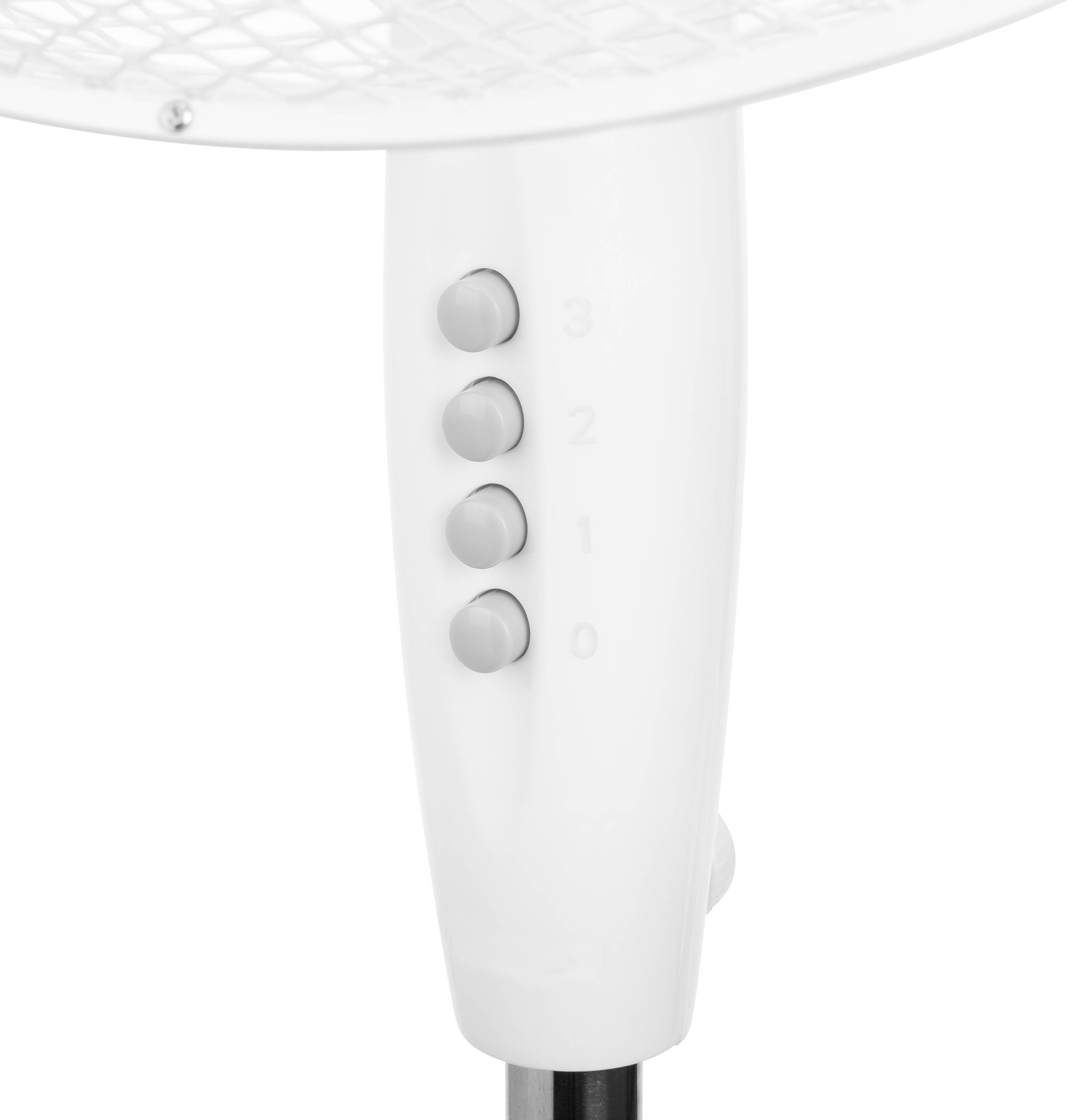 Basetech Standventilator 45W (Ø x H) 400mm x 1250mm Weiß