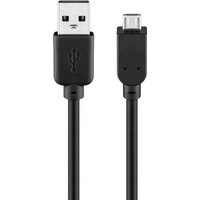 Goobay USB-Kabel 1.00 m Schwarz 93918 Goobay USB-Kabel 1.00 m Schwarz 93918
