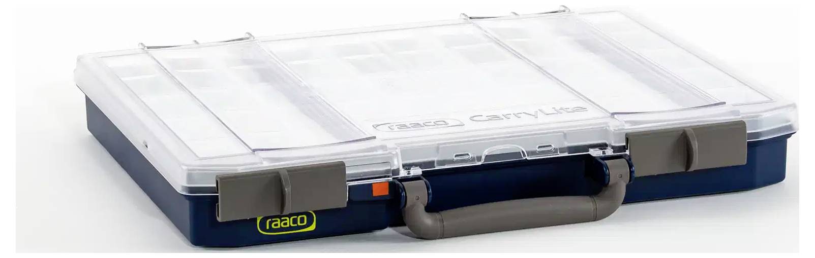 Raaco CarryLite 55 5x10-25/2 DLU Sortimentskoffer (B x H x T) 413 x 58 x 330mm Anzahl Fächer: 25 Inhalt 1St.