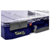 Raaco CarryLite 55 5x10-50 Sortimentskoffer (B x H x T) 413 x 57 x 330 mm Anzahl Fächer: 50 Inhalt Raaco CarryLite 55 5x10-50 Sortimentskoffer (B x H x T) 413 x 57 x 330 mm Anzahl Fächer: 50 Inhalt