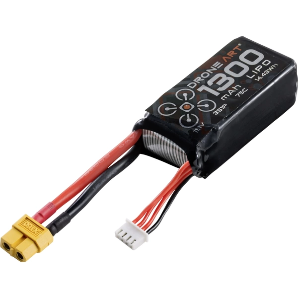 Batteria FliteZone LiPo 1300mAh 11.1V 3S XT30 - Modellismo RC - Foto 1