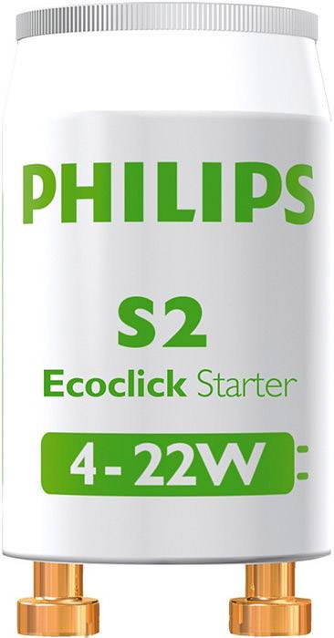 Philips LED Leuchtstoffröhren Starter Starter S2 4-22W 2BL 230 V 4 bis 22 W