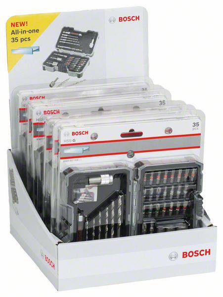Bosch Accessories 2607017328 35teilig Bohrer- und Bit-Sortiment Metall, Kunststoff