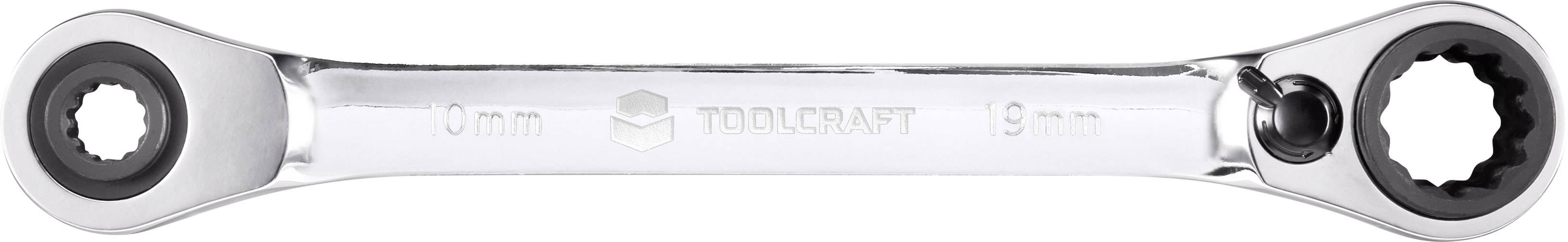 TOOLCRAFT TO-5355795 Doppel-Ringratschenschlüssel-Satz Schlüsselweite (Metrisch) 10 - 19mm