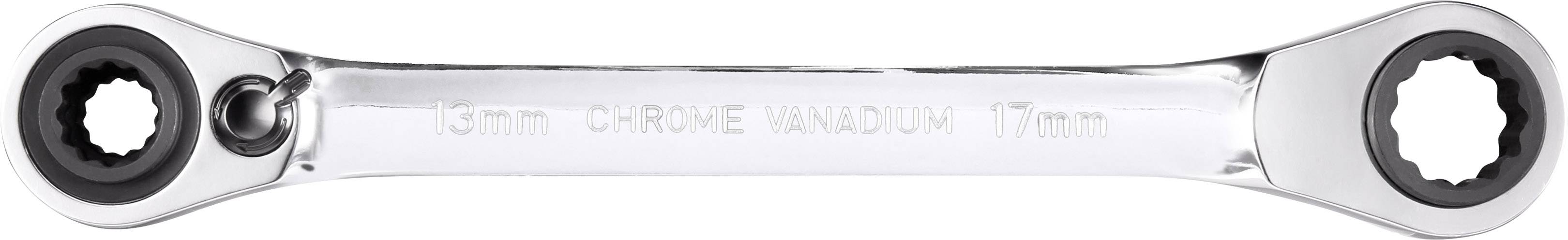 TOOLCRAFT TO-5355795 Doppel-Ringratschenschlüssel-Satz Schlüsselweite (Metrisch) 10 - 19mm