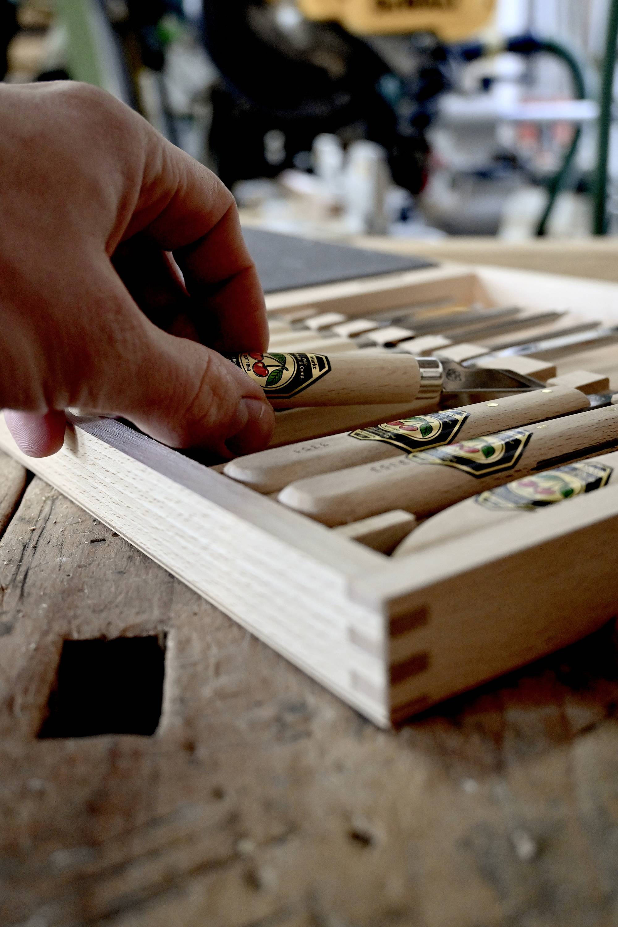 Kirschen 3441000 Kerbschnitzmesser