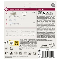 Paulmann Night Comfort 70955 LED-Streifen-Komplettset mit Bewegungsmelder mit Stecker 12V 1m Warmweiß 1St. Paulmann Night Comfort 70955 LED-Streifen-Komplettset mit Bewegungsmelder mit Stecker 12V 1m Warmweiß 1St.