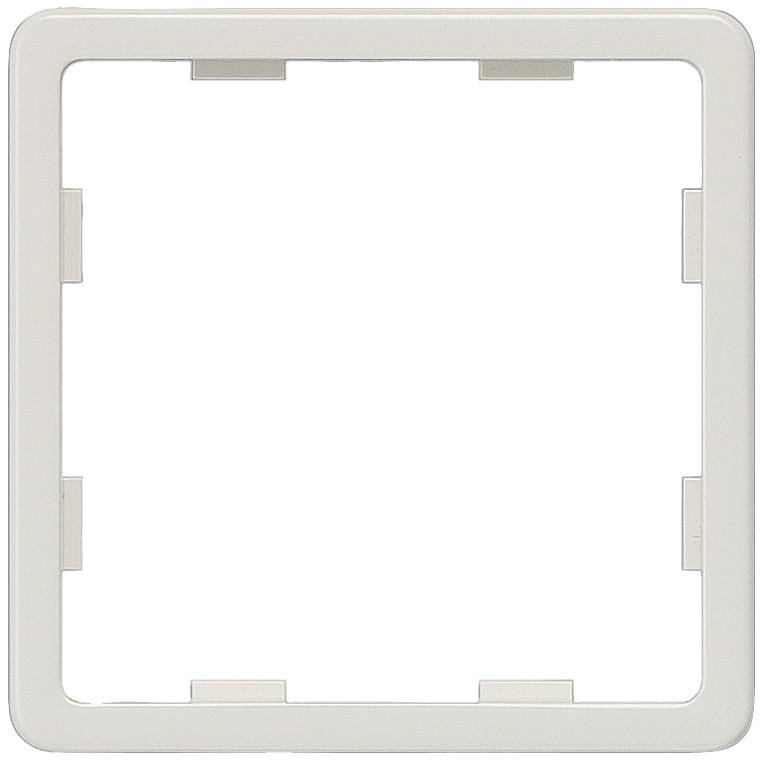 Ein weißer, quadratischer Rahmen mit abgerundeten Ecken.