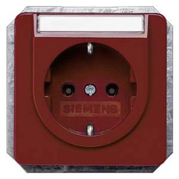 Siemens Schutzkontakt-Steckdose Delta Rot 5UB1476