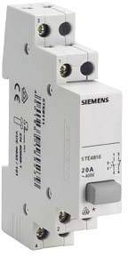 Ein grauer Leistungsschutzschalter der Marke Siemens, Modellnummer 20A, dreiphasig, geeignet für die Montage in einem Elektroverteilerschrank.