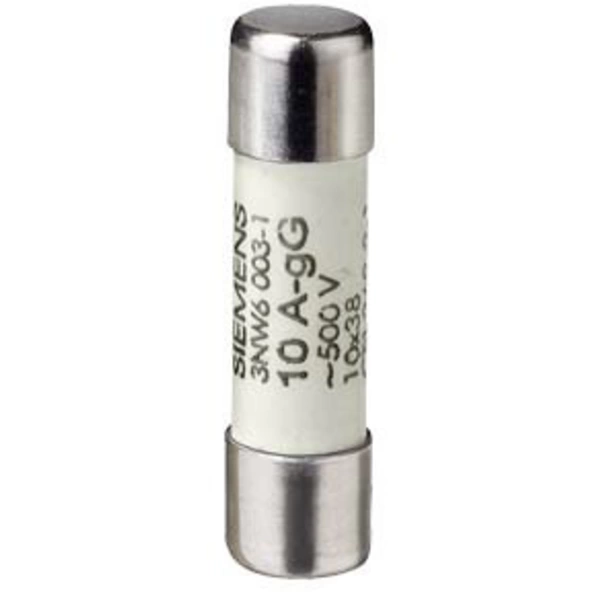 Siemens 3NW60011 Zylindersicherungseinsatz 6A 500V 10St. Siemens 3NW60011 Zylindersicherungseinsatz 6A 500V 10St.