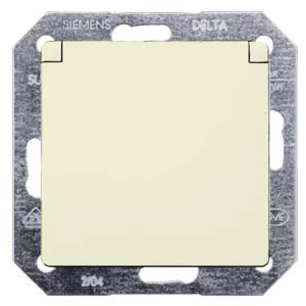 Siemens Schalterprogramm Schutzkontakt-Steckdose Delta Weiß 5UB1905 1St. Siemens Schalterprogramm Schutzkontakt-Steckdose Delta Weiß 5UB1905 1St.