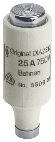 Siemens 5SD603 Sicherungseinsatz Sicherungsgröße = DIII 6 A 750 V/AC 5 St.