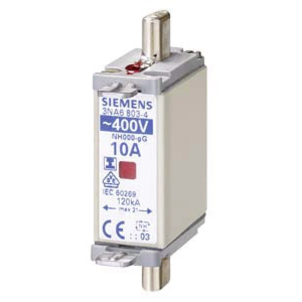 Siemens 3NA68224 Sicherungseinsatz Sicherungsgröße = 0 63A 400V 3St. Siemens 3NA68224 Sicherungseinsatz Sicherungsgröße = 0 63A 400V 3St.