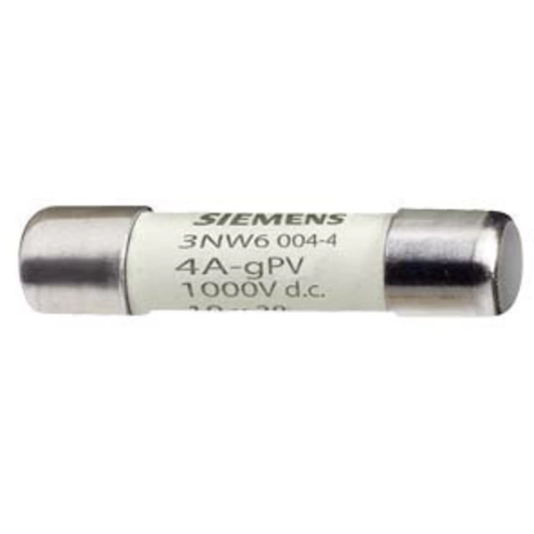 Siemens 3NW6006-4 Photovoltaik-Sicherung (B x H) 10 mm x 38 mm 12 A 1000 V 20 St. Siemens 3NW6006-4 Photovoltaik-Sicherung (B x H) 10 mm x 38 mm 12 A 1000 V 20 St.