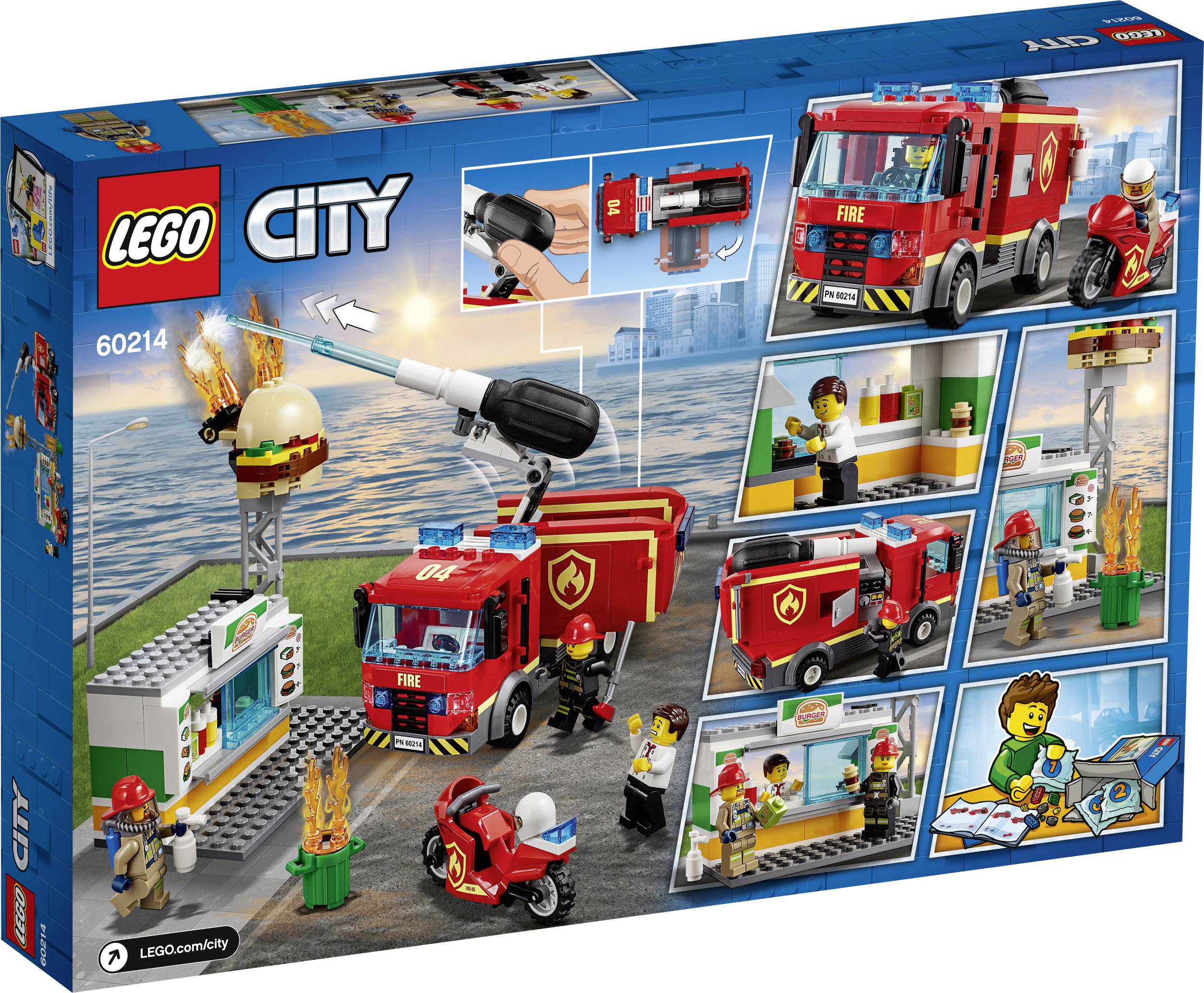 60214 LEGO® CITY Feuerwehreinsatz im Burger-Restaurant