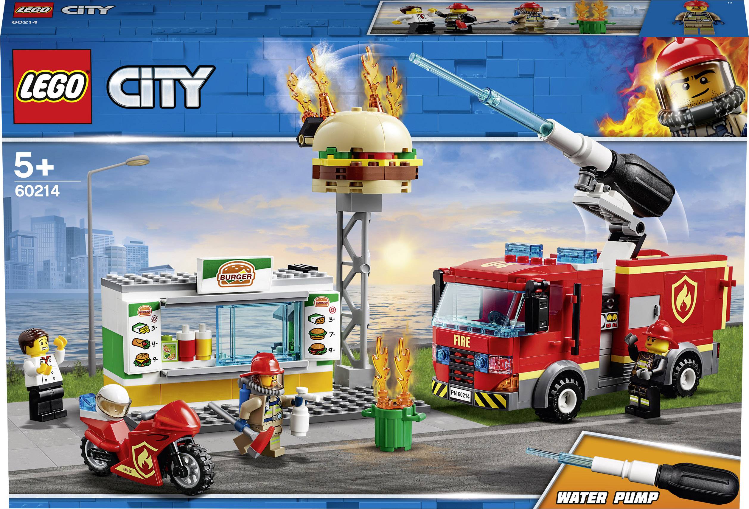 60214 LEGO® CITY Feuerwehreinsatz im Burger-Restaurant