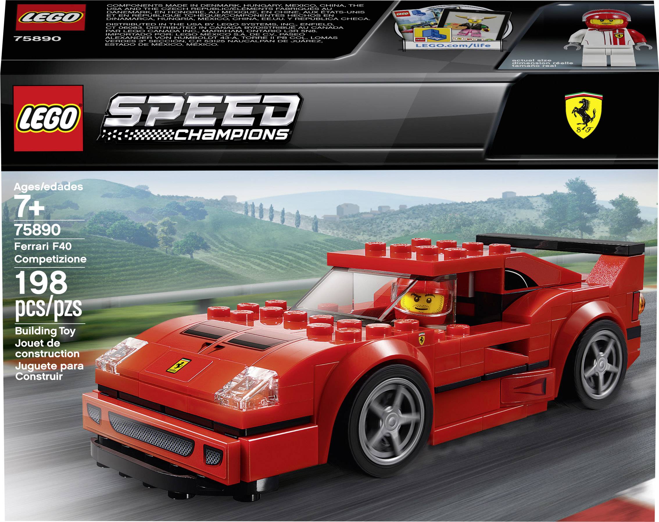 75890 LEGO® SPEED CHAMPIONS Ferrari F40 Competizione