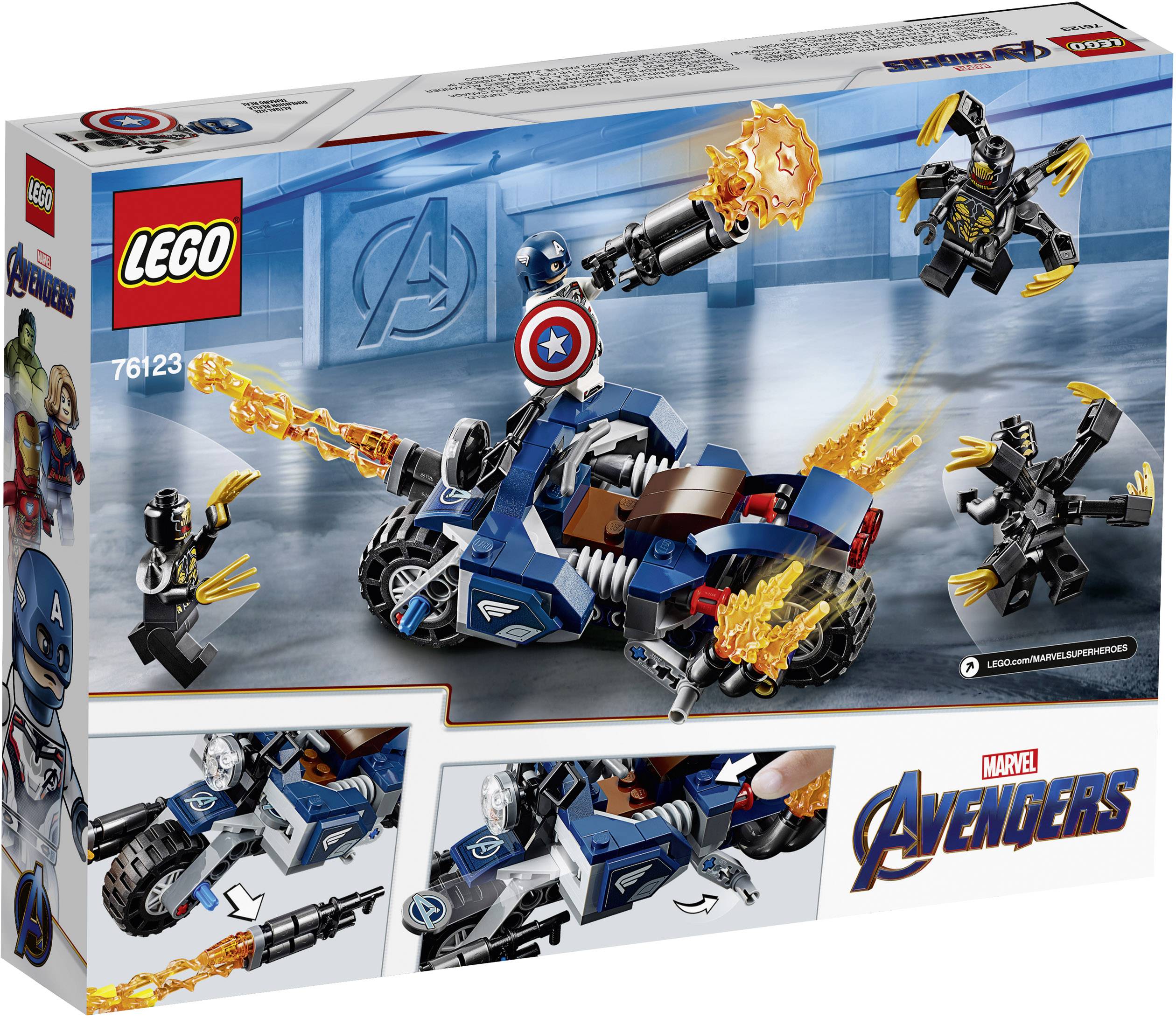 76123 LEGO® MARVEL SUPER HEROES Captain America: Outrider-Attacke