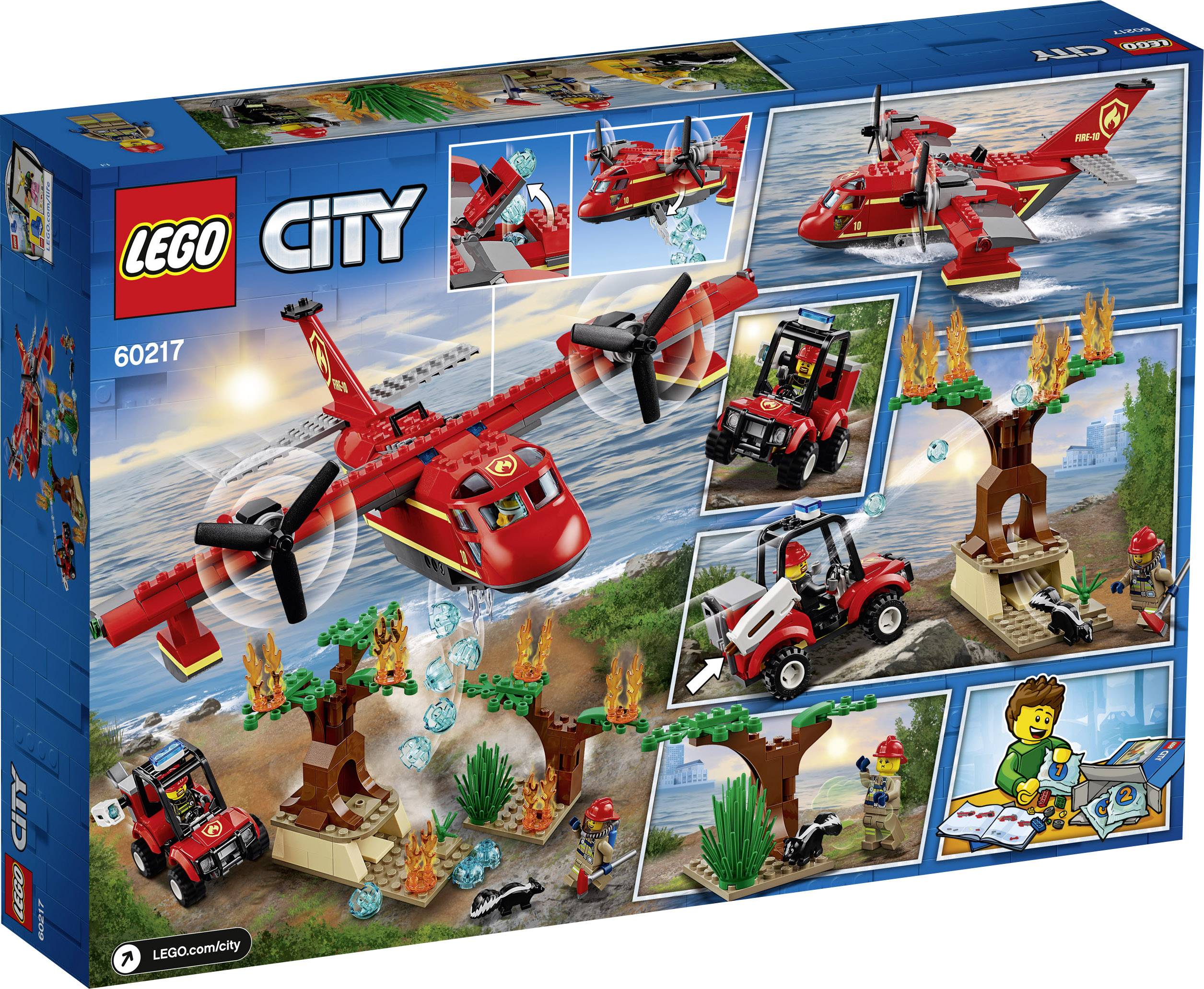 60217 LEGO® CITY Löschflugzeug der Feuerwehr
