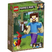 21148 LEGO® MINECRAFT Minecraft-BigFig Steve mit Papagei 21148 LEGO® MINECRAFT Minecraft-BigFig Steve mit Papagei