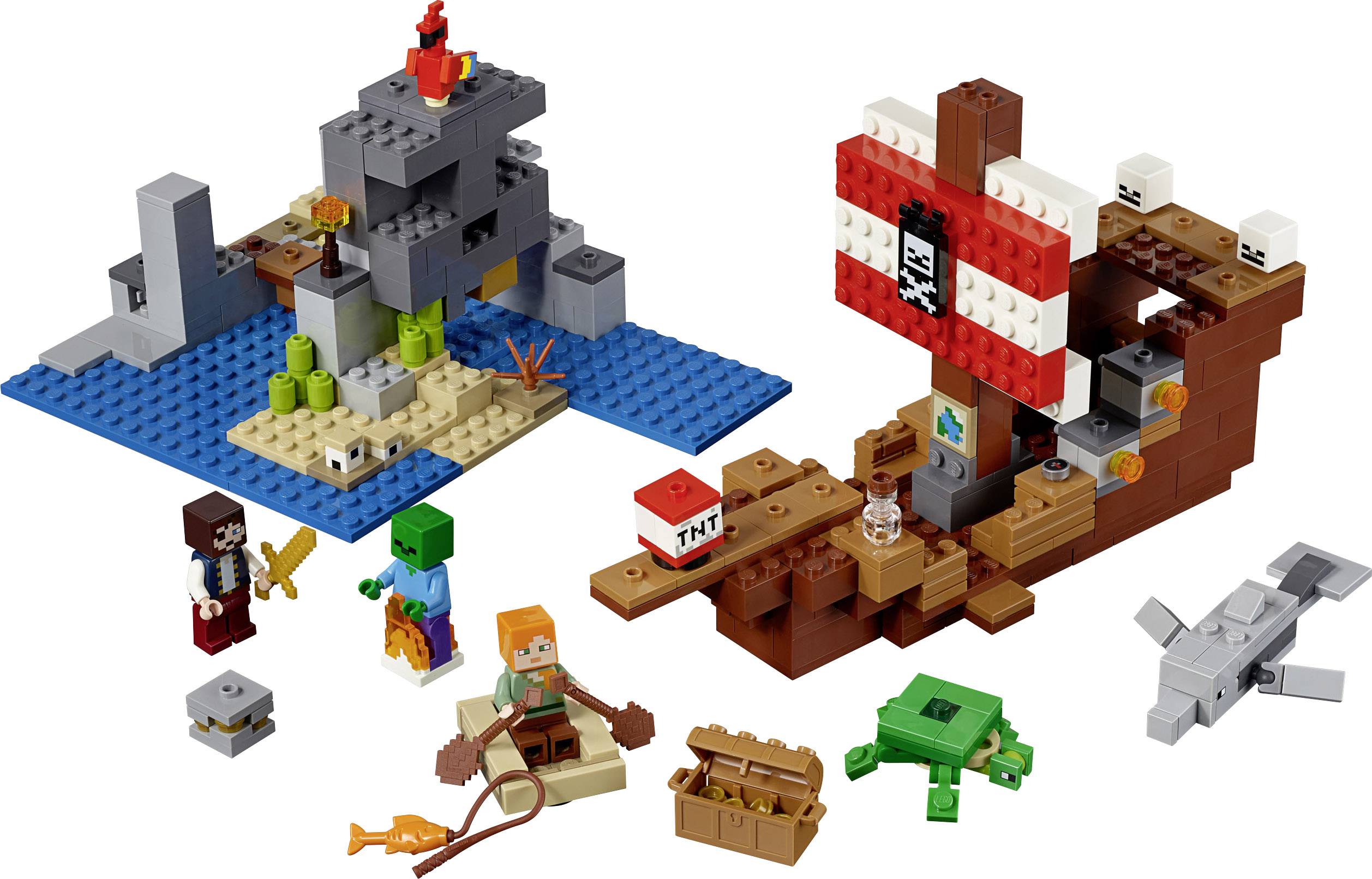 21152 LEGO® MINECRAFT Das Piratenschiff-Abenteuer