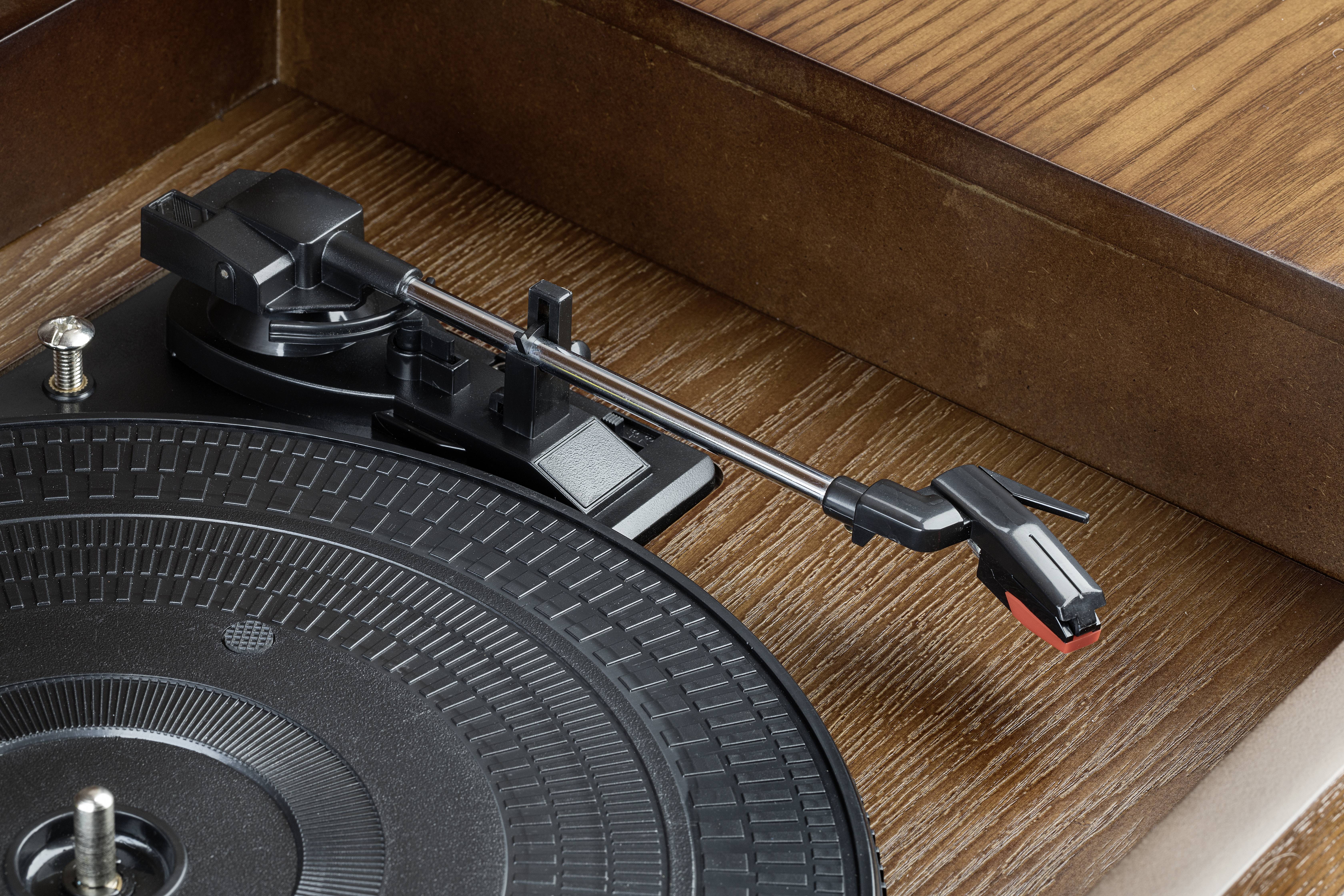 Dual NR 60 DAB USB-Plattenspieler Riemenantrieb Holz