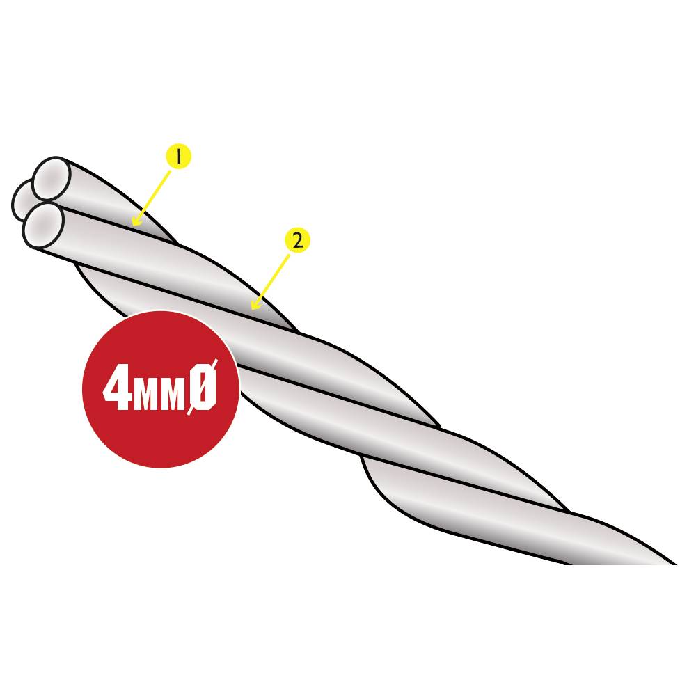 C.K Einziehband SPIRA-FLEX, 10 m T5510 1 St.