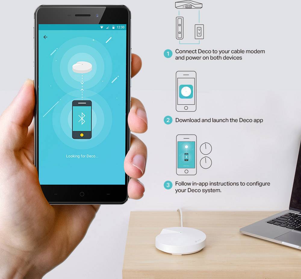 TP-LINK Deco P7 2er-Pack Mesh-Netzwerk 2.4 GHz, 5 GHz