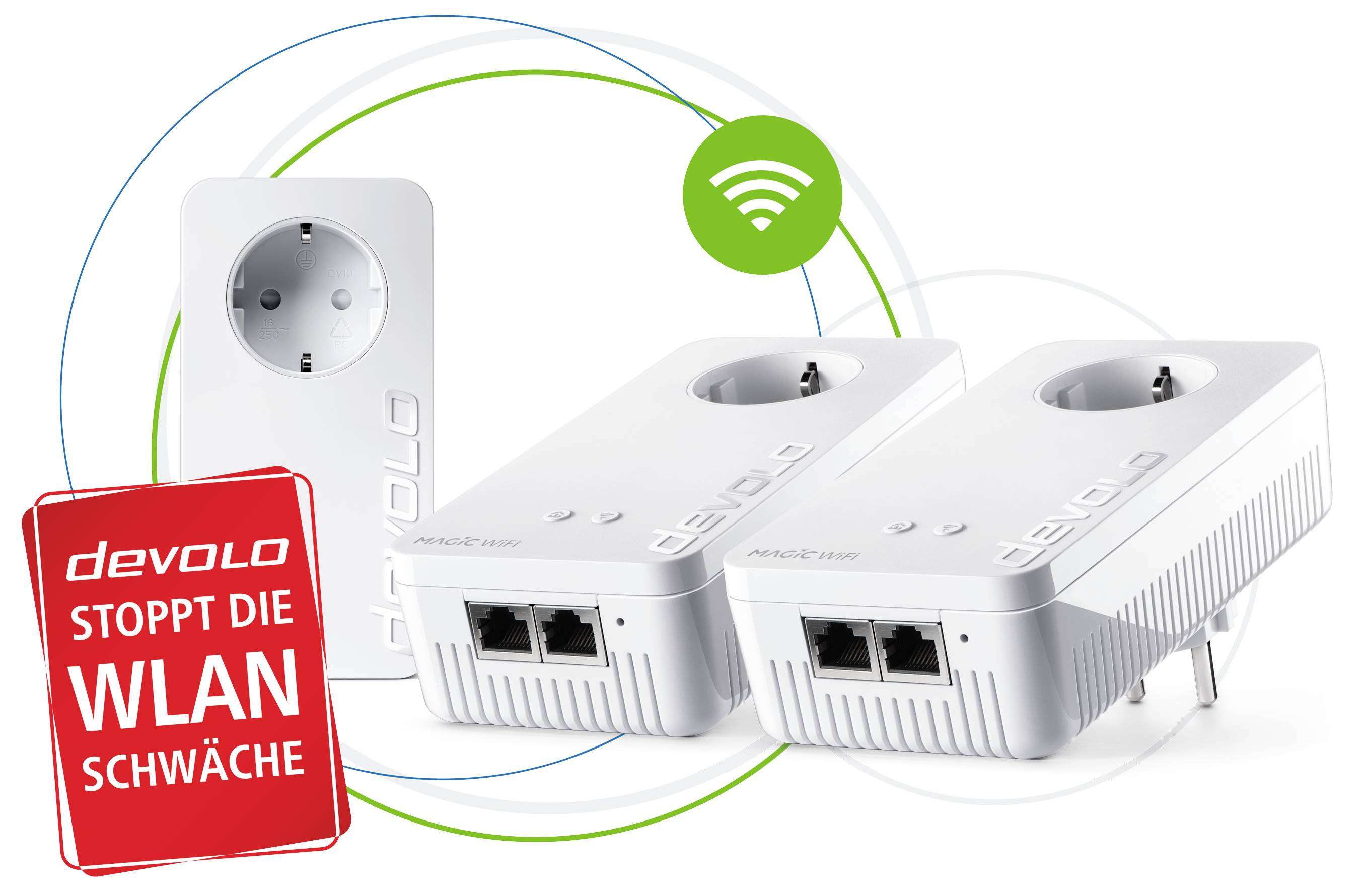 Devolo Magic 1 WiFi Network Kit Powerline WLAN Network Kit 8367 DE, AT Powerline, WLAN 1200 MBit/s