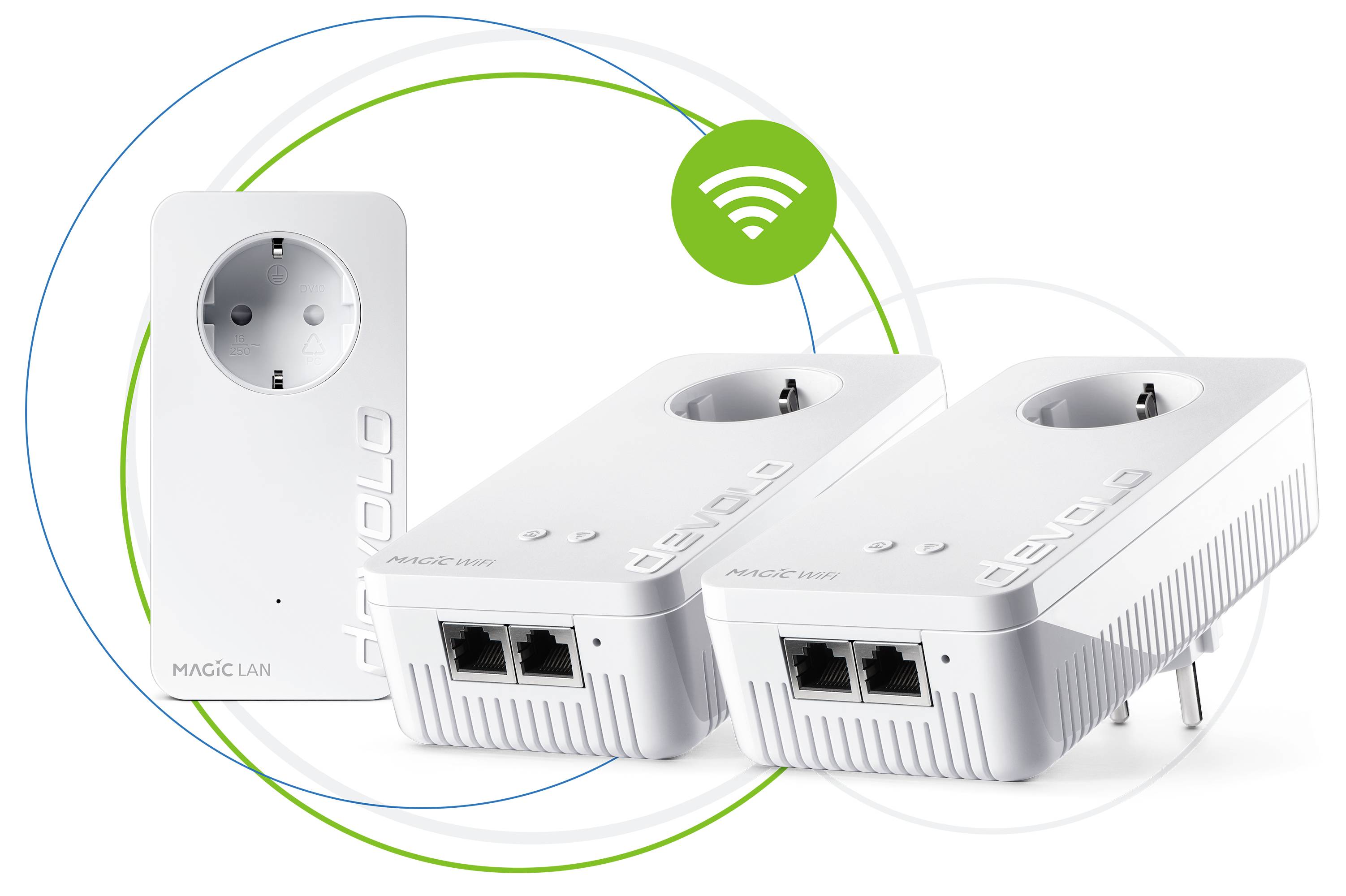 Devolo Magic 1 WiFi Network Kit Powerline WLAN Network Kit 8367 DE, AT Powerline, WLAN 1200 MBit/s