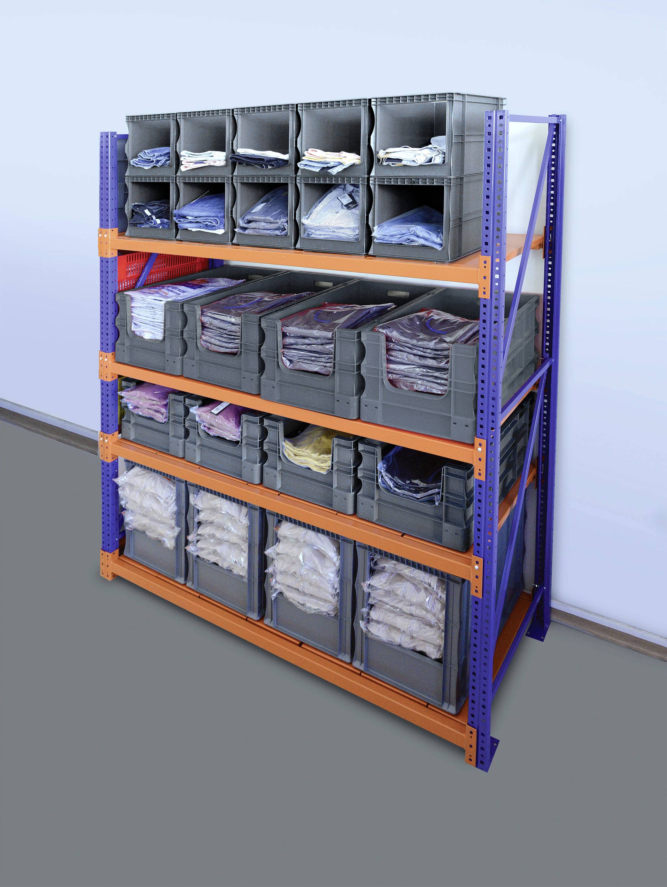 VISO SPK 4329 AV Sichtlagerkasten (B x H x T) 300 x 290 x 400mm Grau 1St.