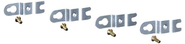 Hensel 20001159 Außenlaschen Edelstahl Metall 1 St.