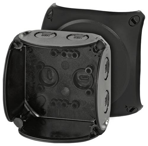 Hensel 62000042 Abzweigkasten (L x B x H) 62 x 93 x 93 mm Schwarz IP66, IP67, IP69 1 St.