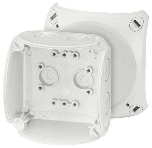 Hensel 62000041 Abzweigkasten (L x B x H) 62 x 93 x 93 mm Lichtgrau (RAL 7035) IP66, IP67, IP69 1 S