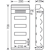 Hensel 6100229 KV 4548 Verteilerschrank Anzahl Teilungen = 48 Anzahl Reihen = 4 Inhalt 1St. Hensel 6100229 KV 4548 Verteilerschrank Anzahl Teilungen = 48 Anzahl Reihen = 4 Inhalt 1St.