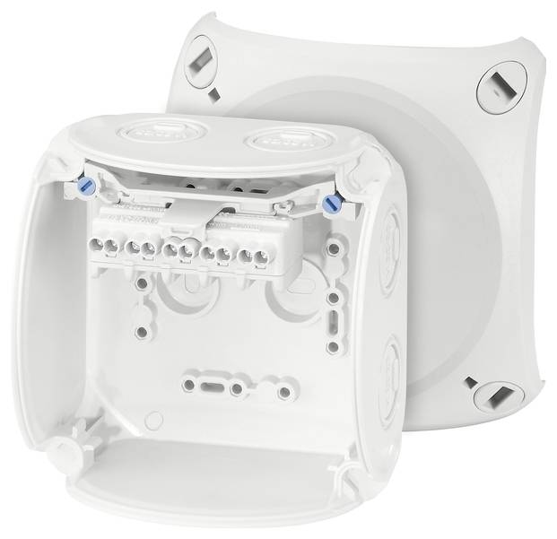 Hensel 62000047 Abzweigkasten (L x B x H) 70 x 104 x 104 mm Lichtgrau (RAL 7035) IP66, IP67, IP69 1