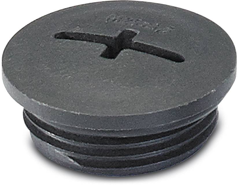Rundes Metallteil mit Schraubenkopf.