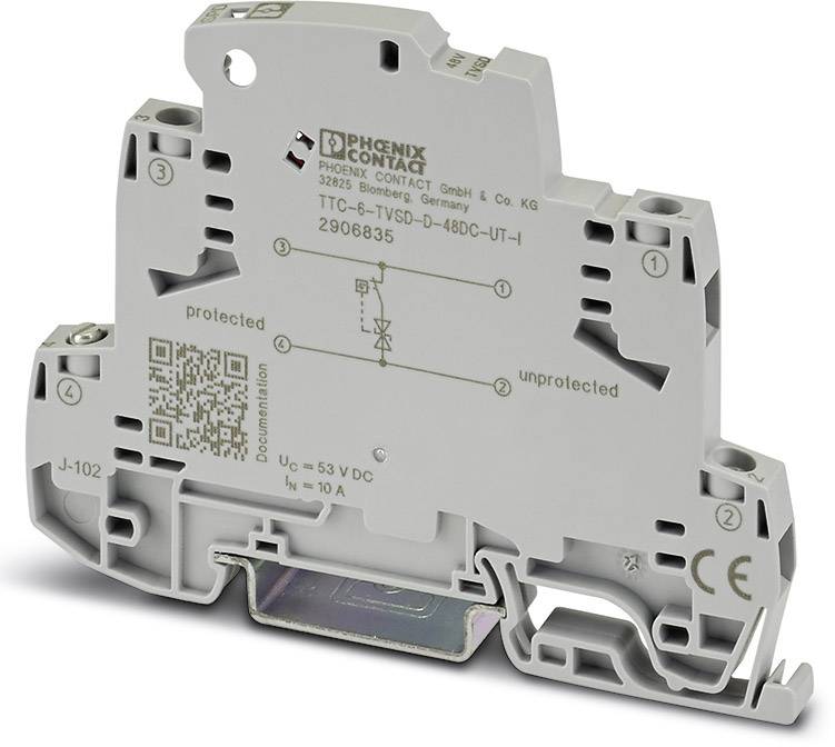 Phoenix Contact 2906835 TTC-6-TVSD-D-48DC-UT-I Überspannungsschutz-Ableiter 1St.