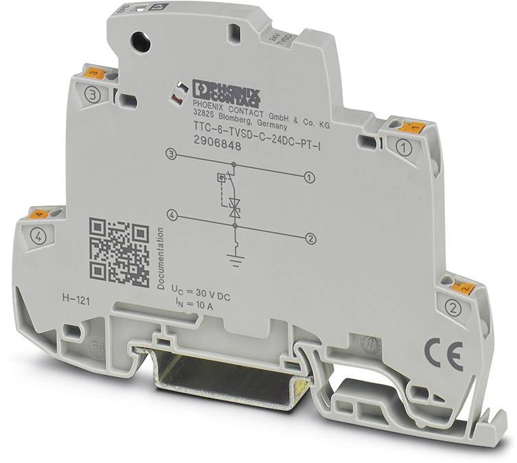 Phoenix Contact 2906848 TTC-6-TVSD-C-24DC-PT-I Überspannungsschutz-Ableiter 1 St.