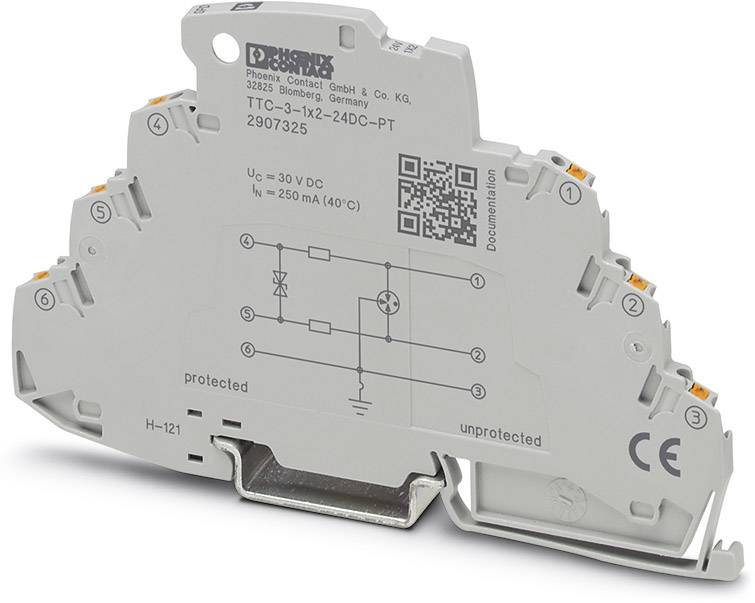 Phoenix Contact 2907325 TTC-3-1X2-24DC-PT Überspannungsschutz-Ableiter 1St.