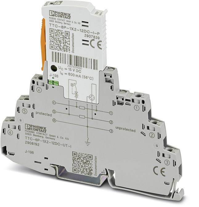 Phoenix Contact 2908192 TTC-6P-1X2-12DC-UT-I Überspannungsschutz-Ableiter 1St.