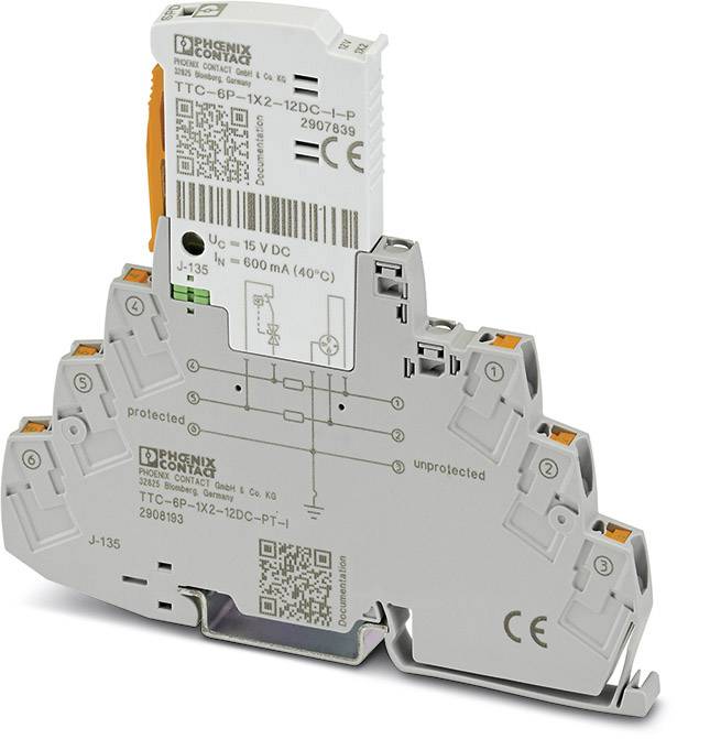 Phoenix Contact 2908193 TTC-6P-1X2-12DC-PT-I Überspannungsschutz-Ableiter 1St.