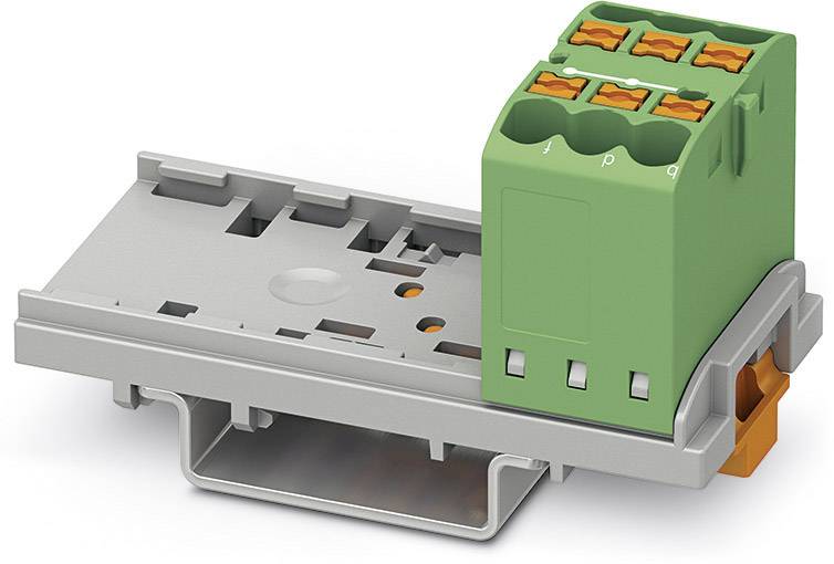 Phoenix Contact 3273008 Verteilerblock 28.6mm Zugfeder Grün 10St.