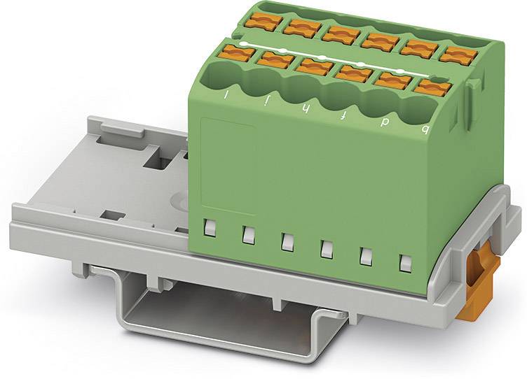 Phoenix Contact 3273030 Verteilerblock 28.6mm Zugfeder Grün 8St.