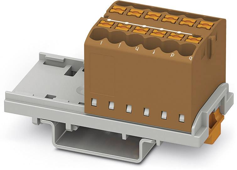 Phoenix Contact 3273032 Verteilerblock 28.6mm Zugfeder Braun 8St.